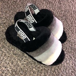 Size 8 Multi Color Ugg Slides
